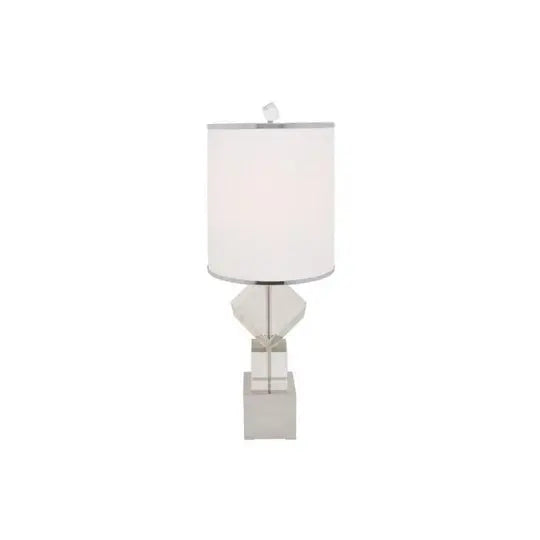 Crystal Cubes USB Table Lamp // 1 Light Warm Home View