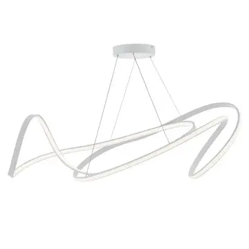 Moscow LED Chandelier // White Warm Home View