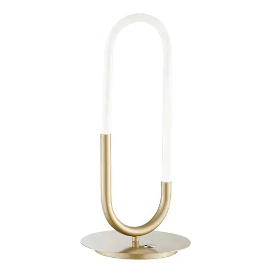 LED Single Clip Table Lamp // Sandy Gold Warm Home View