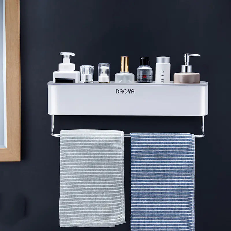 Wall-Mounted Bathroom Storage Rack