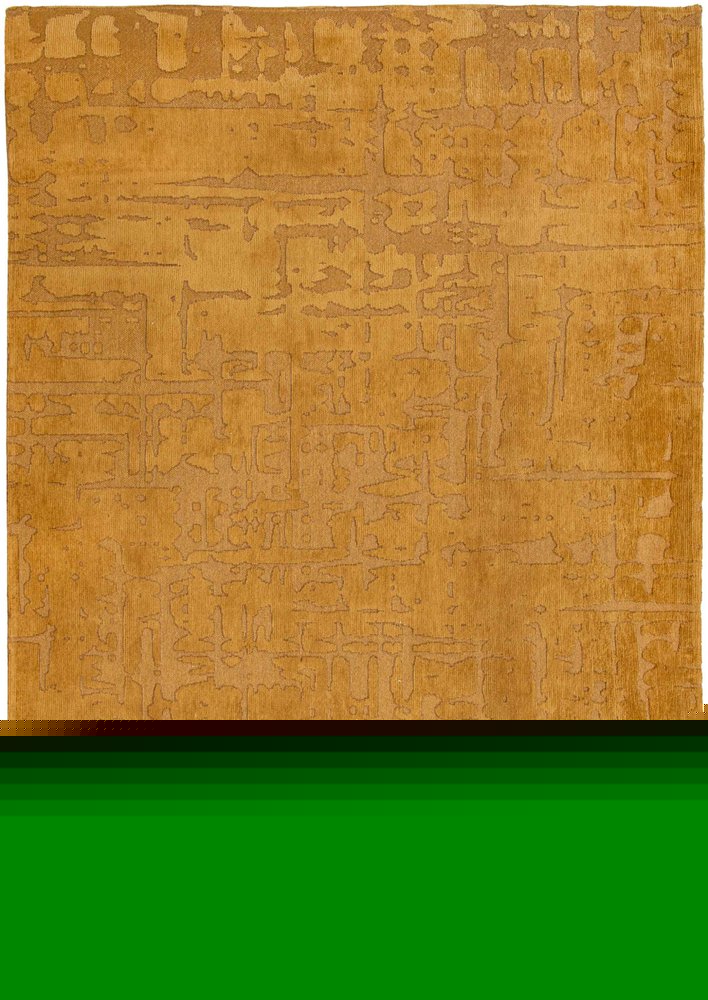 9' X 13' Yellow Abstract Non Skid Area Rug Warm Home View