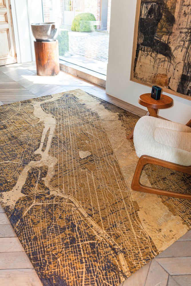9' X 13' Yellow Abstract Non Skid Area Rug Warm Home View
