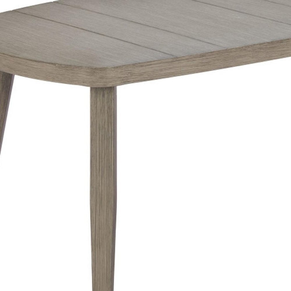 43" Brown Aluminum Outdoor Coffee Table Warm Home View