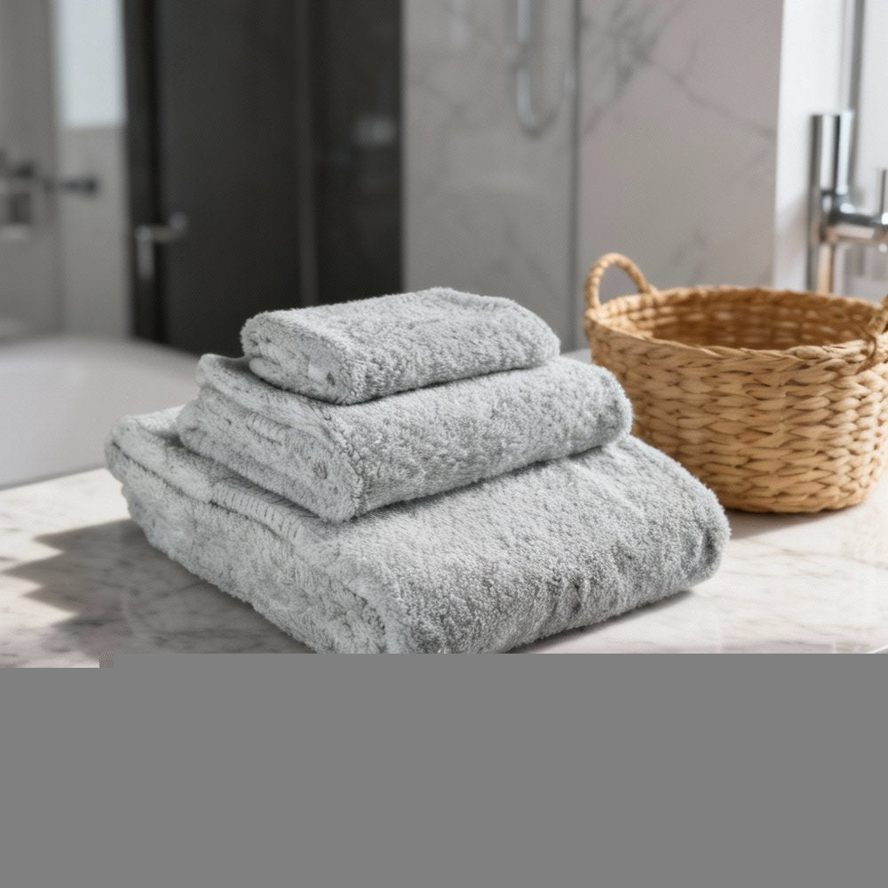 Sea Green Towels Set of Three - Cotton - Quick Dry Terry Cloth Towels Warm Home View