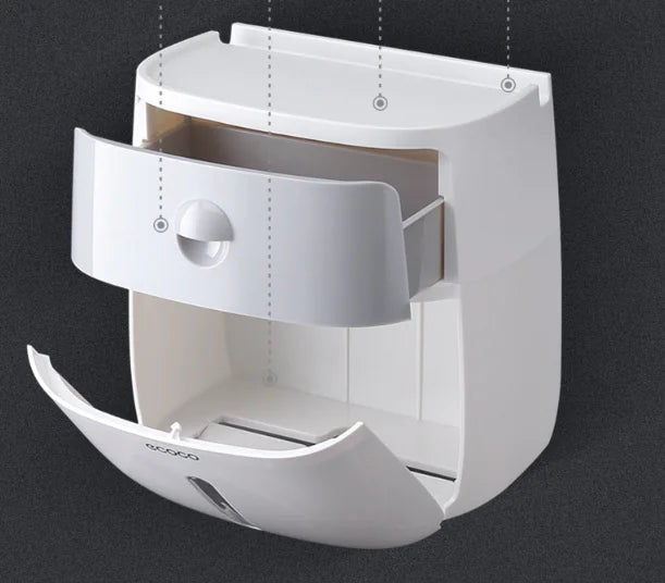 Tissue Box and Bathroom Storage