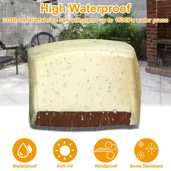 Waterproof Outdoor BBQ Grill Cover - Oxford Cloth, 1-Piece Warm Home View
