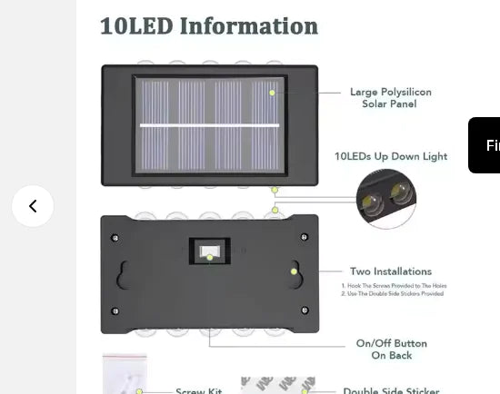 Solar Outdoor Garden Light