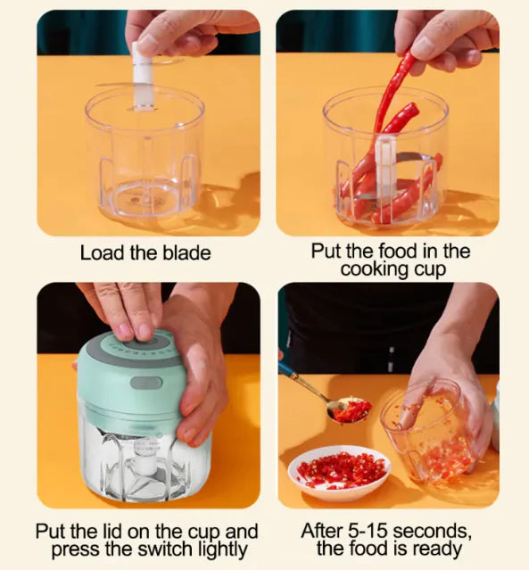 Mini Electric Garlic Chopper