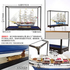 Sailing Ship Model - Real Wood Craft for Home Decor  Warm Home View