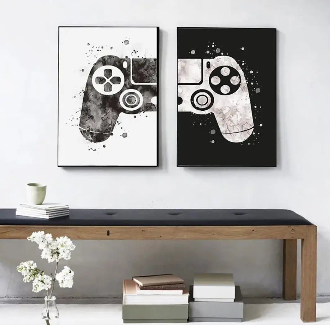Decorative Canvas Wall Art  Warm Home View