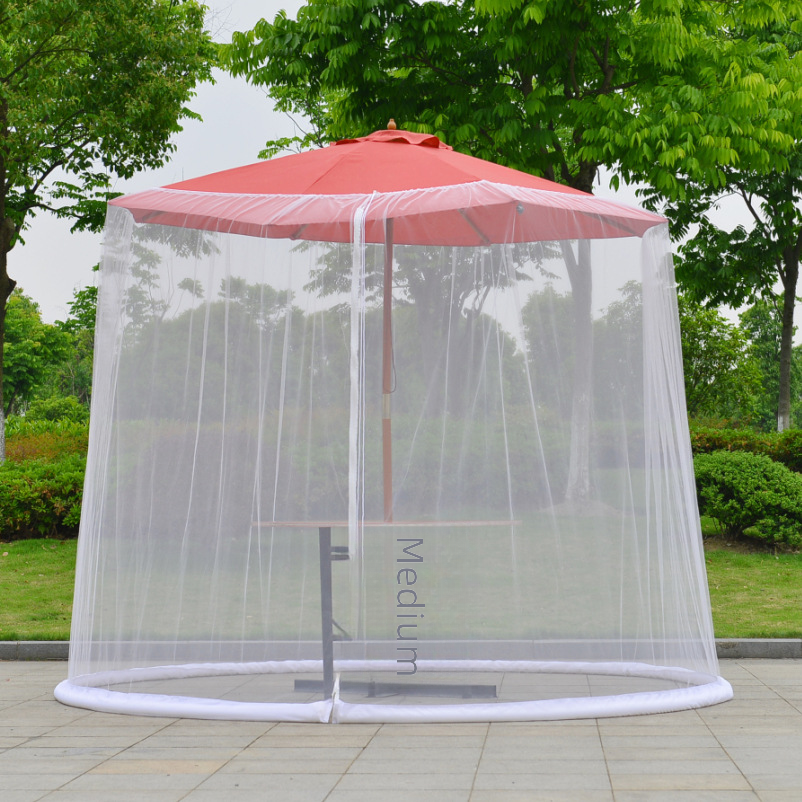 Outdoor Mosquito Net for Patio Umbrella - Polyester, 1-Piece  Warm Home View