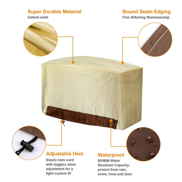 Waterproof Outdoor BBQ Grill Cover - Oxford Cloth, 1-Piece  Warm Home View