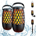 Tiki Torch Speakers Bluetooth - ABS Plastic, 2-Piece Set  Warm Home View