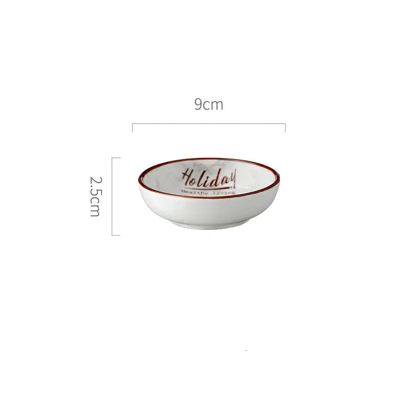 Creative Ceramic Dinnerware Set in Nordic Style  Warm Home View