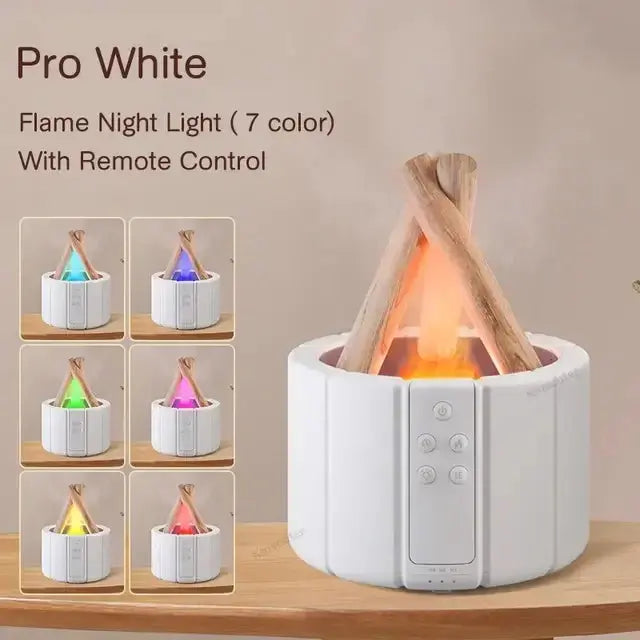 Simulated Flame Aroma Diffuser  Warm Home View
