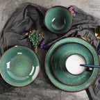 European Danube Style Creative Dinnerware Set  Warm Home View