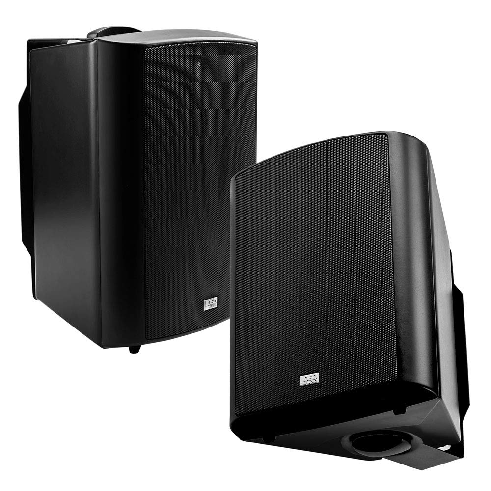 OSD Audio Weather Resistant Outdoor Patio Speaker Pair - Composite, 2-Pack  Warm Home View