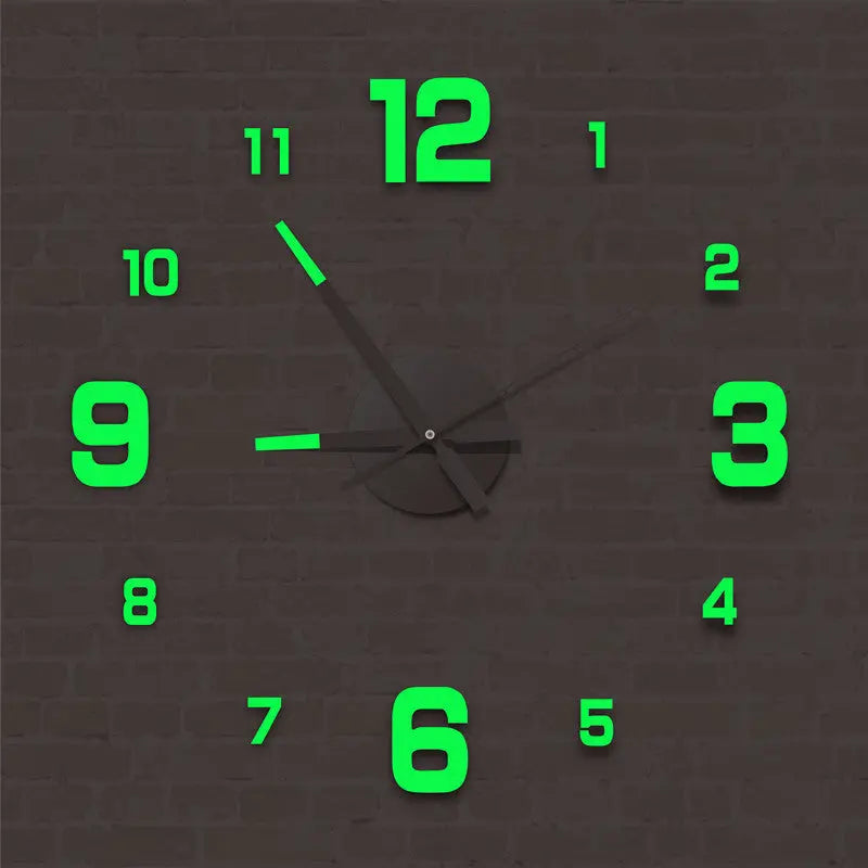 Modern Creative Quartz Wall Clock for Living Room  Warm Home View