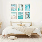 6pcs 7.9x11.8in Decorative Beach Wall Art Set  Warm Home View