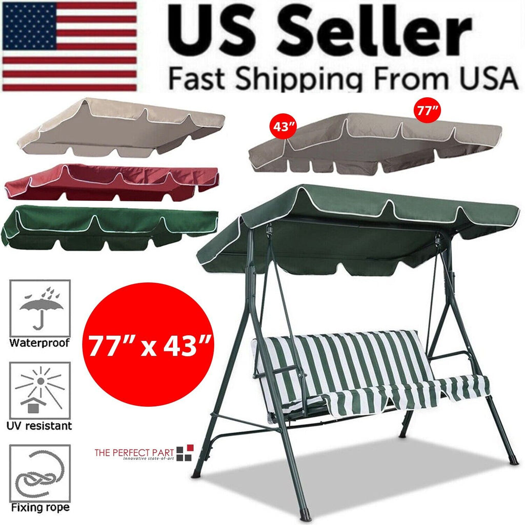 Patio Garden Swing Canopy Replacement - Polyester, 1-Pc  Warm Home View