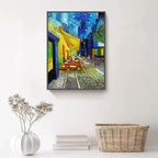 Framed 12x16in Decorative Modern Canvas Wall Art  Warm Home View