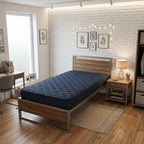 6" Navy Blue Twin Memory Foam Water Resistant Mattress  Warm Home View