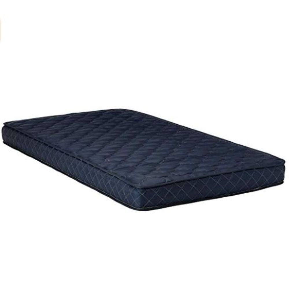 6" Navy Blue Twin Memory Foam Water Resistant Mattress  Warm Home View