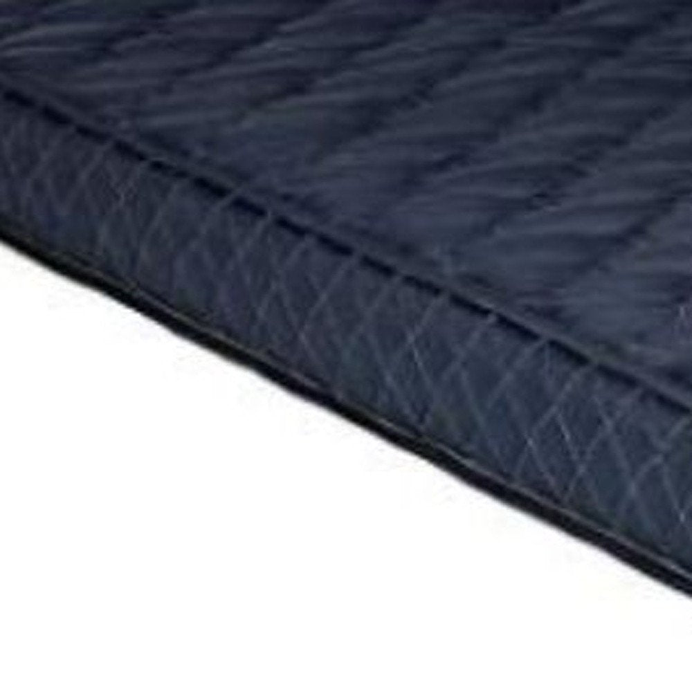 6" Navy Blue Twin Memory Foam Water Resistant Mattress  Warm Home View
