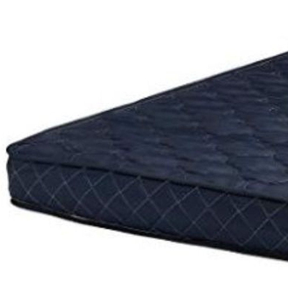 6" Navy Blue Twin Memory Foam Water Resistant Mattress  Warm Home View