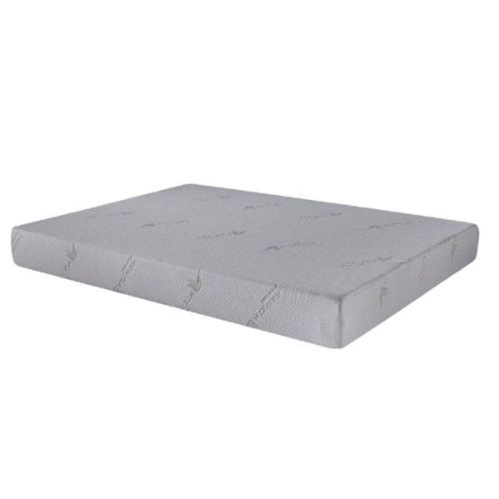 6" Twin Aloe Vera Infused Medium Memory Foam Mattress  Warm Home View