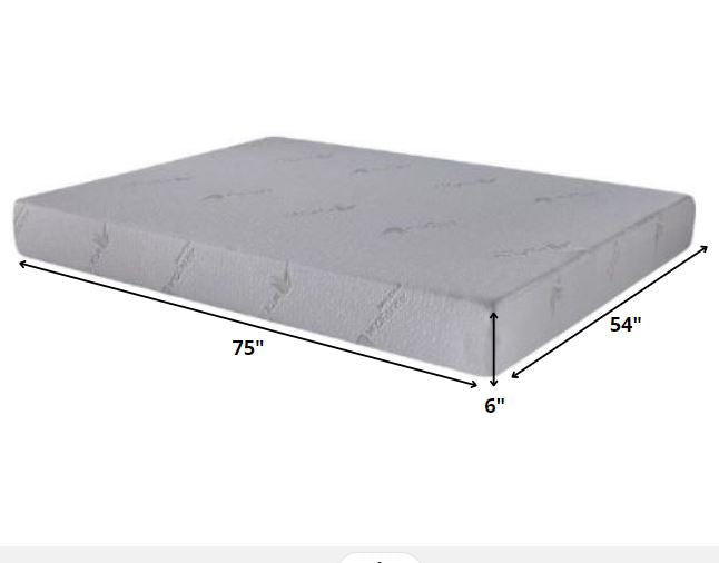 54" Full Double Memory Foam Foam Mattress  Warm Home View