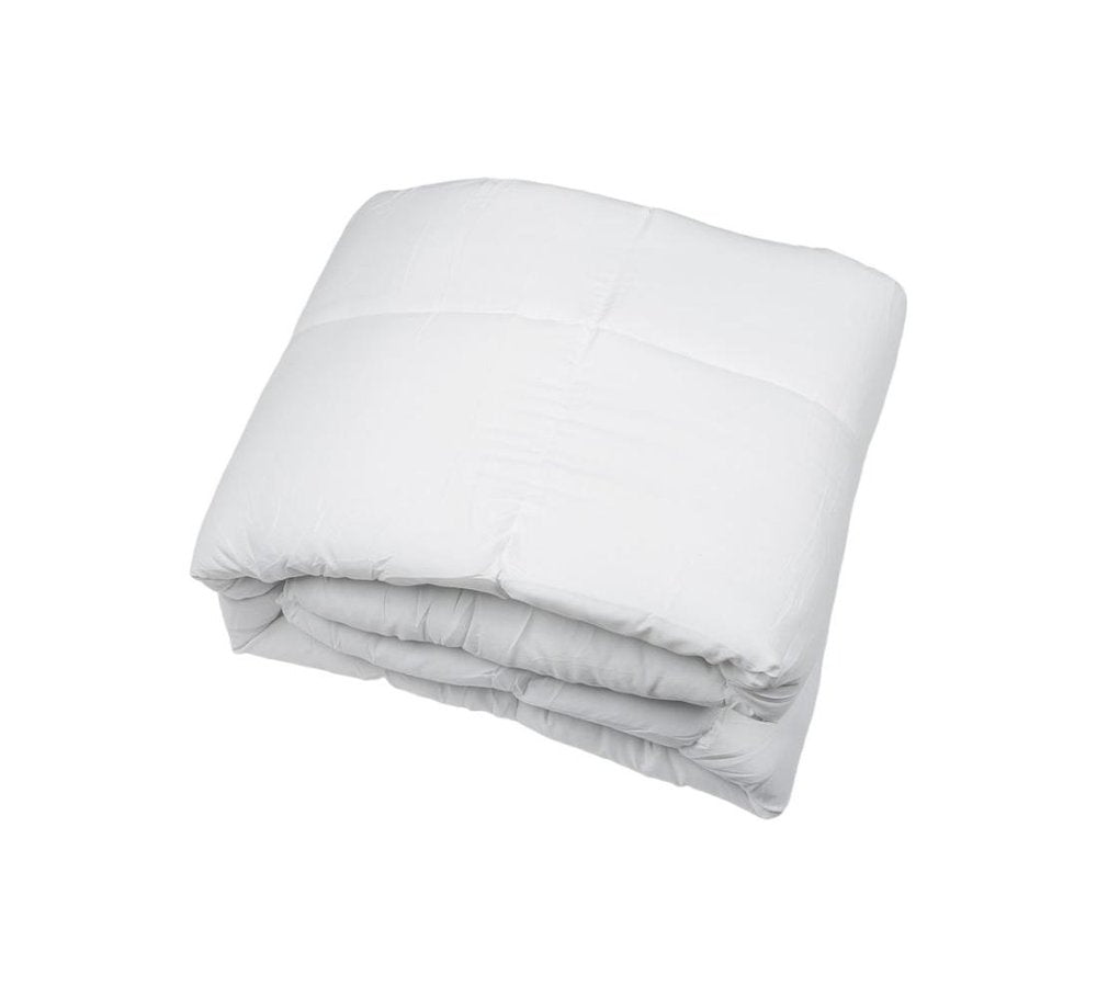White Twin Microfiber Thread Count Down Alternative Duvet Insert  Warm Home View