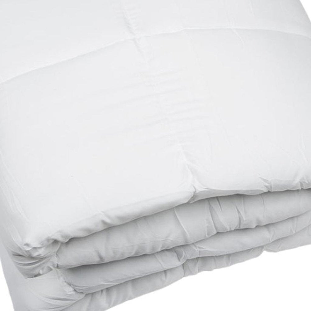 White Twin Microfiber Thread Count Down Alternative Duvet Insert  Warm Home View