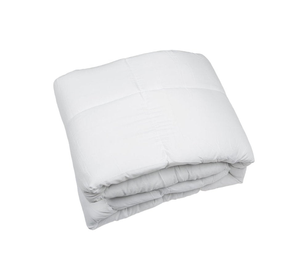 White Twin Microfiber Thread Count Down Alternative Duvet Insert  Warm Home View