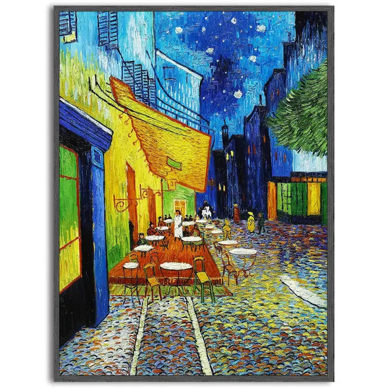 Framed 12x16in Decorative Modern Canvas Wall Art  Warm Home View