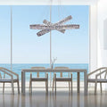 Crystal Elegance LED Chandelier // 3 Ovals  Warm Home View