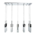 Short Crystal Sparkling Night Chandelier // 15 Light  Warm Home View