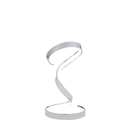 Hamburg Chrome Table Lamp // LED Strip & Dimmable Switch  Warm Home View
