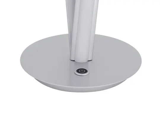 Munich Silver Table Lamp // LED Strip & Touch Dimmer  Warm Home View