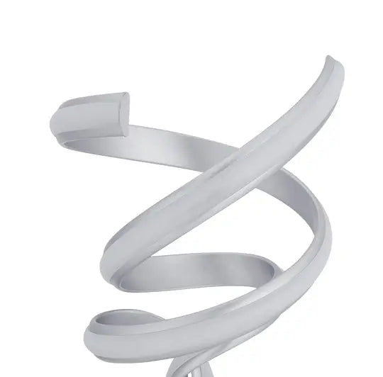 Munich Silver Table Lamp // LED Strip & Touch Dimmer  Warm Home View