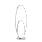Milan Chrome Table Lamp // LED Strip & Touch Dimmer  Warm Home View
