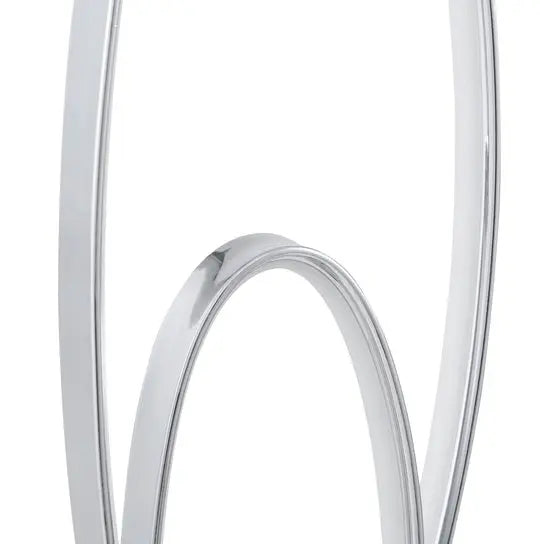 Milan Chrome Table Lamp // LED Strip & Touch Dimmer  Warm Home View