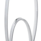 Milan Chrome Table Lamp // LED Strip & Touch Dimmer  Warm Home View