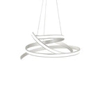 Oslo LED Adjustable Chandelier // Silver  Warm Home View