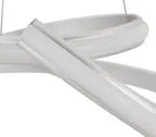 Oslo LED Adjustable Chandelier // Silver  Warm Home View