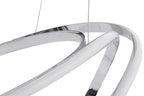 Moscow LED Chandelier // Chrome  Warm Home View