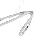 Moscow LED Chandelier // Chrome  Warm Home View