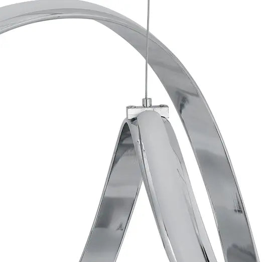 Seville LED Chandelier // Chrome  Warm Home View