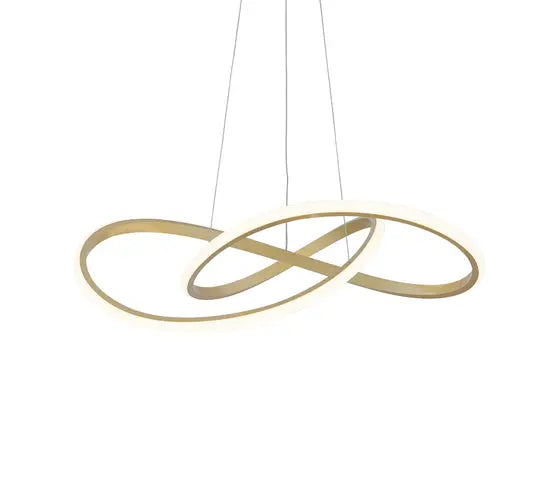 Edinburgh LED Chandelier // Gold  Warm Home View
