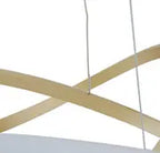 Edinburgh LED Chandelier // Gold  Warm Home View